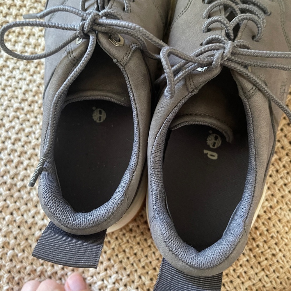 Womens Timberland Kiri Up Retro Sneakers Shoes Nubuck A1YMX A3219 Grey Size 7.5 - Picture 9 of 10
